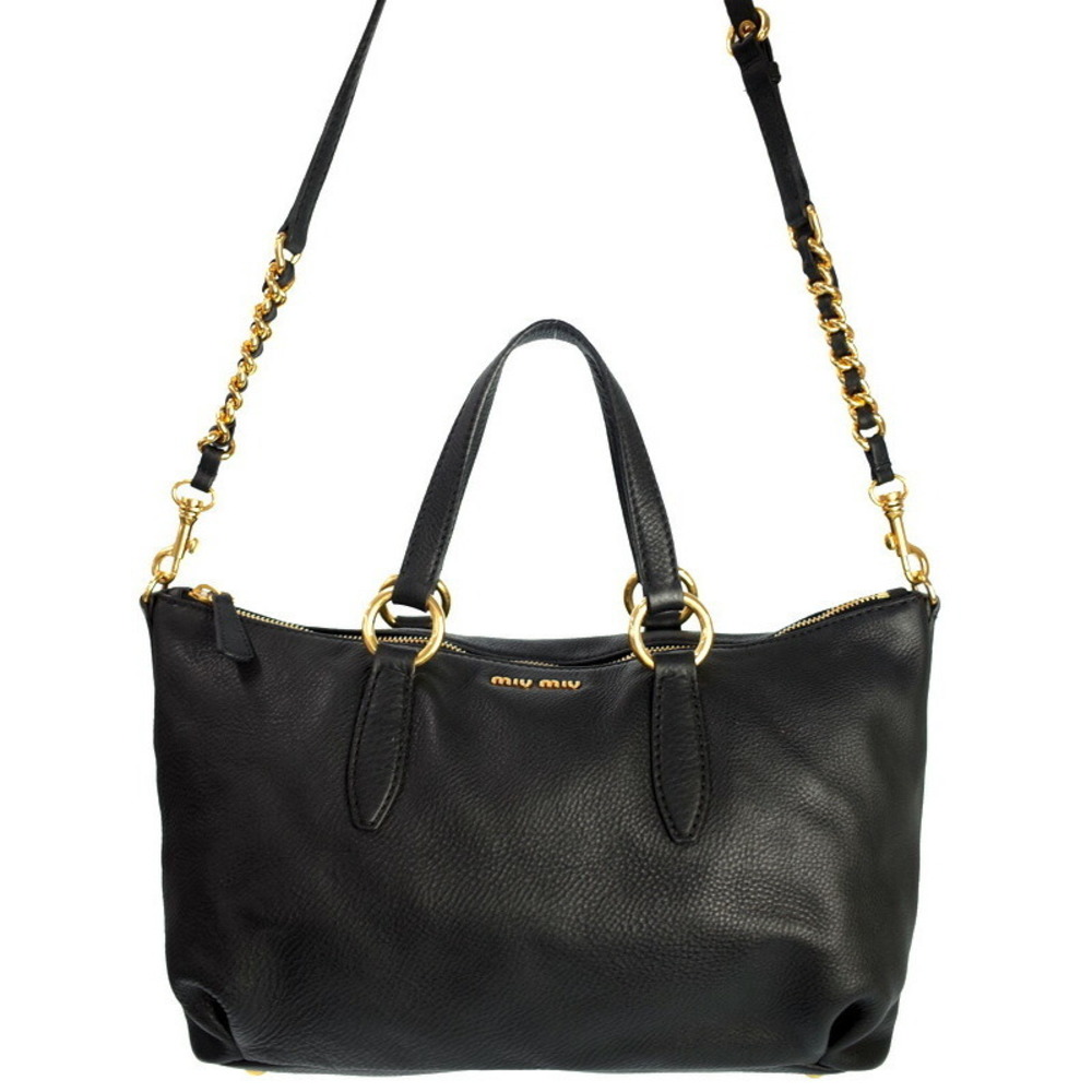 Miu Miu 2way Handbag Black